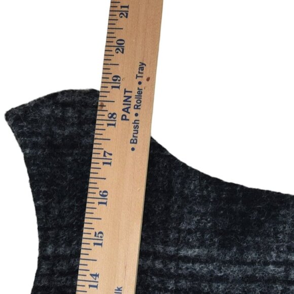 Banana Republic Women's Square Neck Wool Blend Plaid Top Sz 14 *minor flaw* - Picture 6 of 10